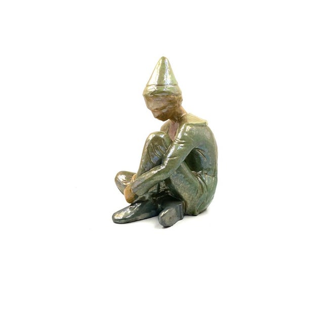 1950s Giordano Tronconi, Figure of Sitting Boy, 1950s, Ceramic For Sale - Image 5 of 18