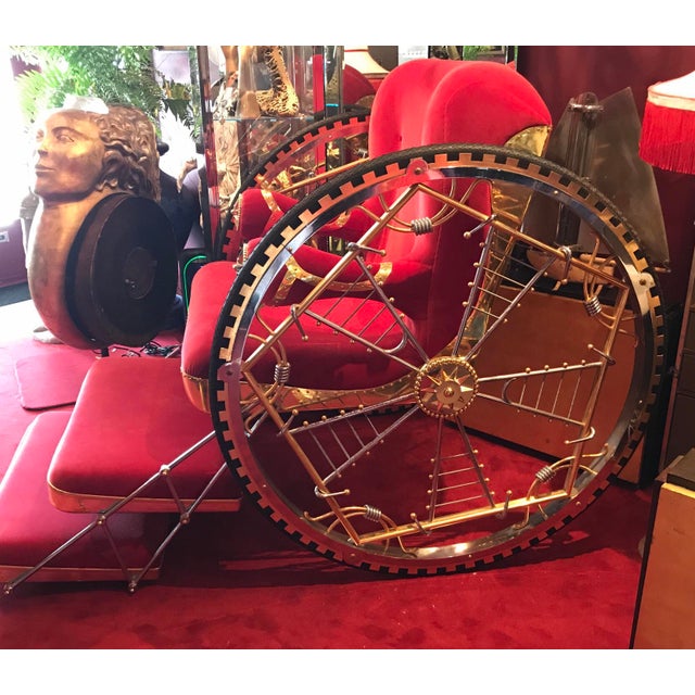 Modern Mattia Bonetti Red Chair Oversized Throne For Sale In Miami - Image 6 of 13