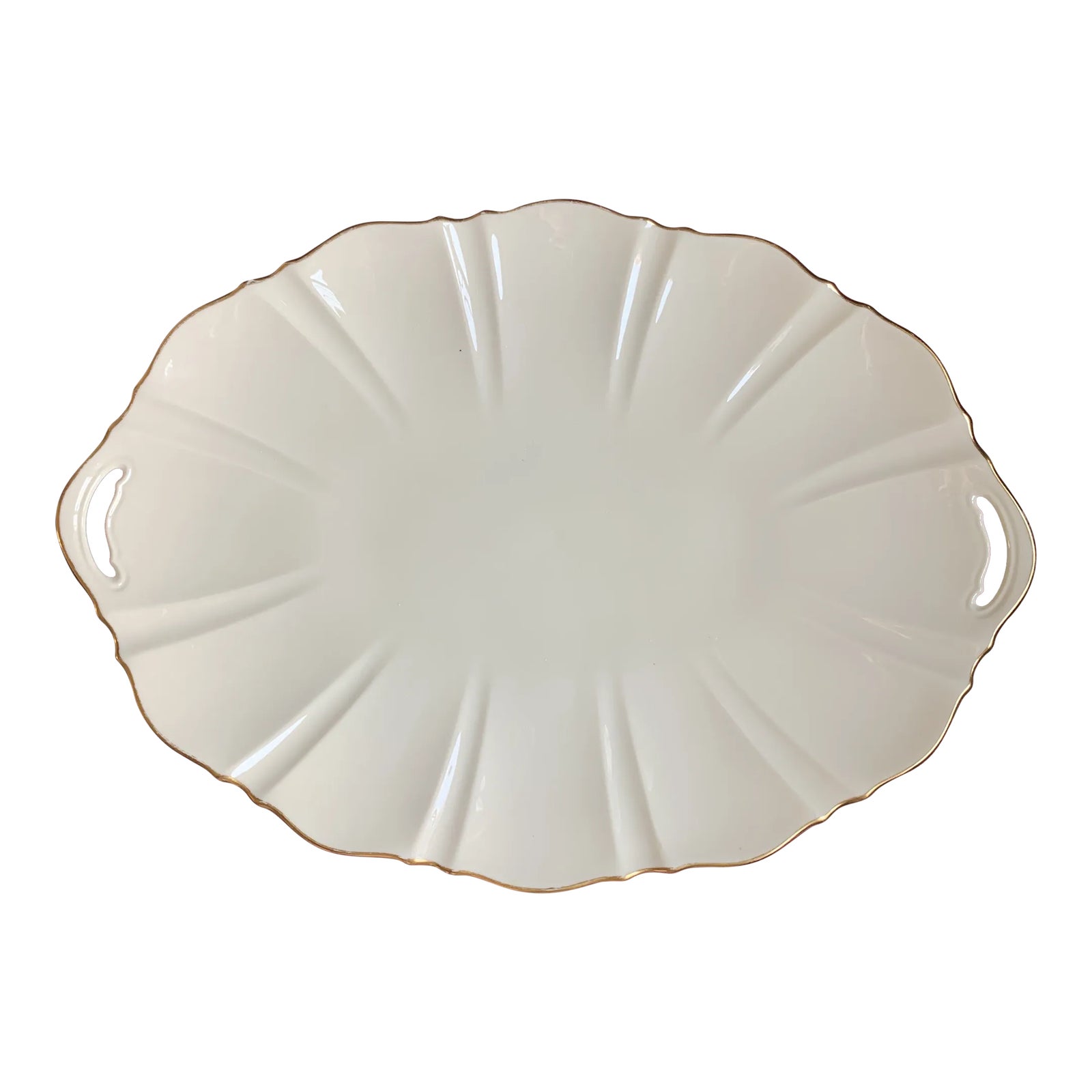 Vintage Lenox Symphony Large Gold Trimmed Platter Chairish