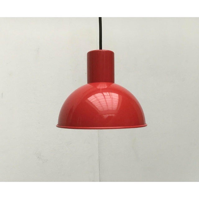 Mid-Century Danish Metal Bunker Mini Pendant Lamp by Johannes Hammerborg for Fog & Mørup, 1970s For Sale - Image 6 of 18