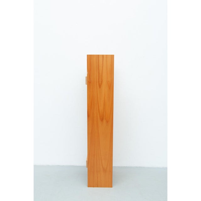 1960s Vintage Wall Shelf in Cherry Wood by Walter Wirz for Wilhelm Renz, 1960s For Sale - Image 5 of 8
