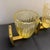 Two 1990s Barovier Style Mid-Century Modern Murano Glass and Brass Wall Sconces For Sale - Image 10 of 16