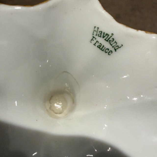 French Country 1950s Theodore Haviland Limoges Punch Porcelain Cups - a Pair For Sale - Image 3 of 12