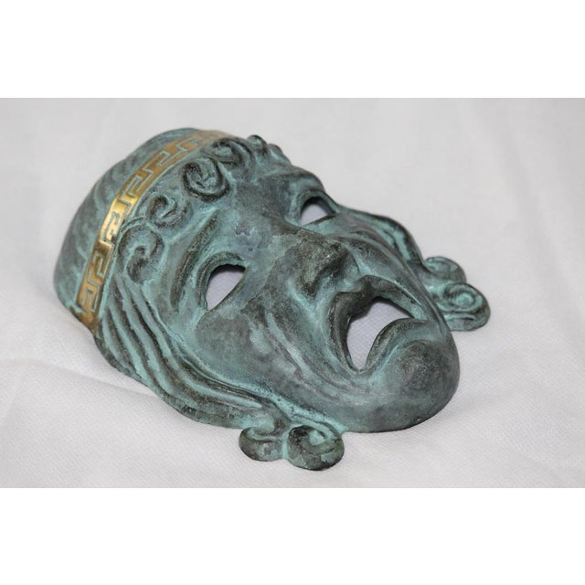 Gold Bronze Drama masks Theater Vintage Masks of Ancient Greek Comedy TragedyThalia and Melpomene Theater gift Actor...