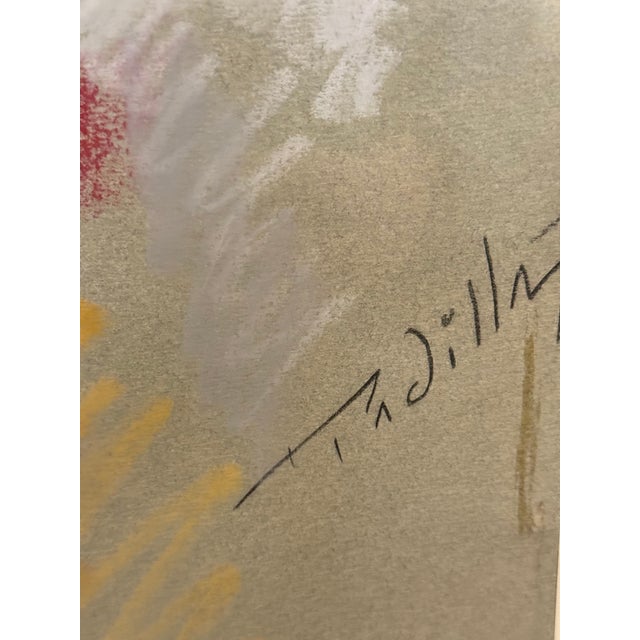 Post Impressionist Pastel Portrait of a Boy, by French Artist Padilla For Sale - Image 3 of 7