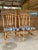 Vintage Coastal Boho Rattan Pagoda Style Side Chairs-Pair For Sale - Image 9 of 12
