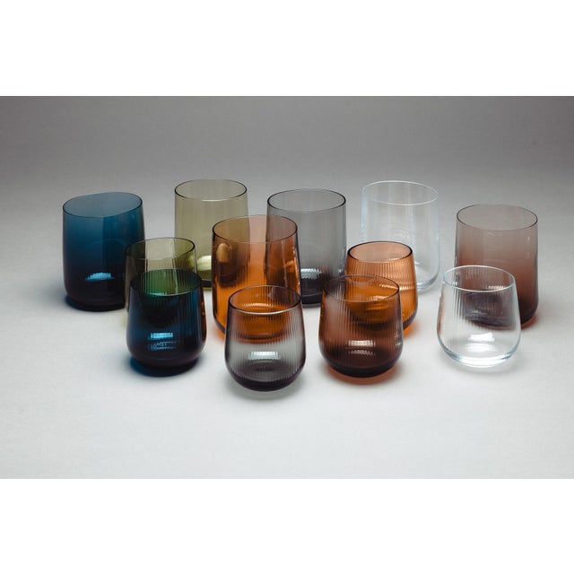 Large Stilla Liquida Glasses by Federico Peri for Purho, Set of 2 For Sale - Image 17 of 18