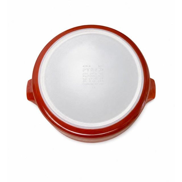 Pyrex Vintage Mid-Century Pyrex Autumn Harvest Casserole Dishes With Lids - Set of 3 For Sale - Image 4 of 7