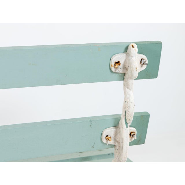 Iron Serpent and Twig Garden Bench, English Mid 20th C. For Sale - Image 9 of 16