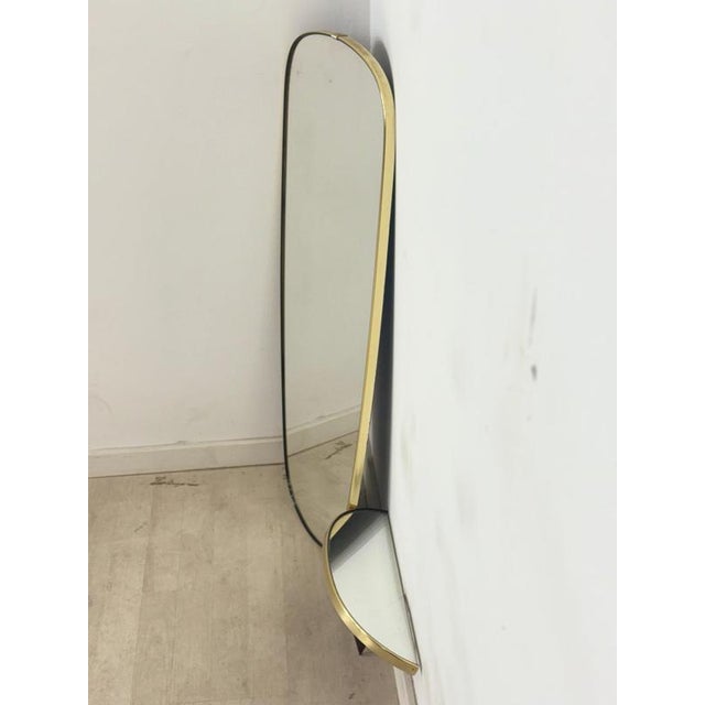 Danish Mirror with Console by Johansen Copenhagen, 1960s For Sale - Image 9 of 12