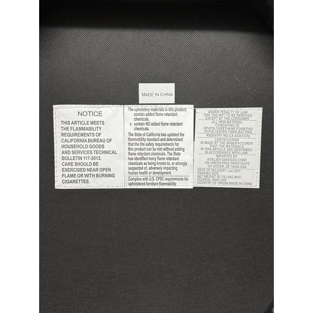 International Atelier Upholstered Dora Side Chairs, Pair For Sale - Image 9 of 9