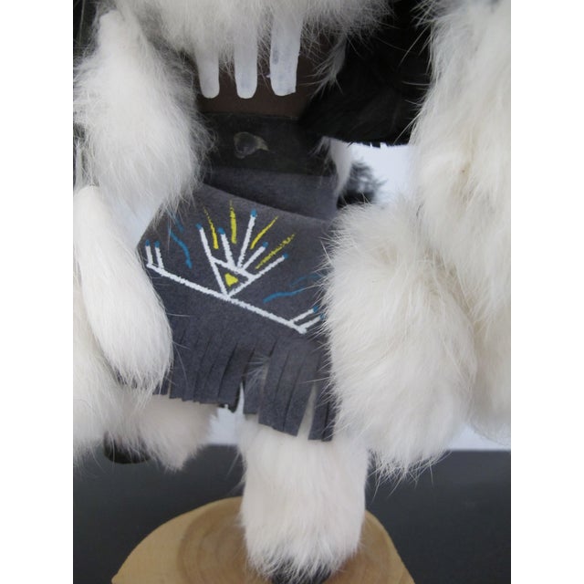 Navajo Native American Eagle Dancer Kachina Doll Statue Figurine Signed For Sale - Image 4 of 10