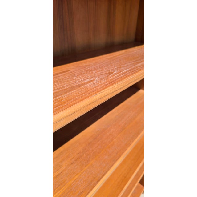 Vintage Danish Mid Century Modern Bookcase Made in Denmark #2 For Sale - Image 12 of 18