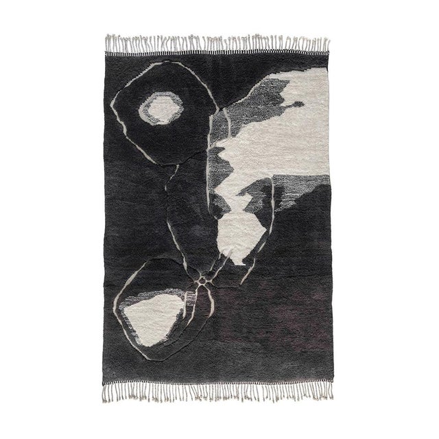 Hand-Knotted Wool Rug by Azele Studio For Sale - Image 11 of 11