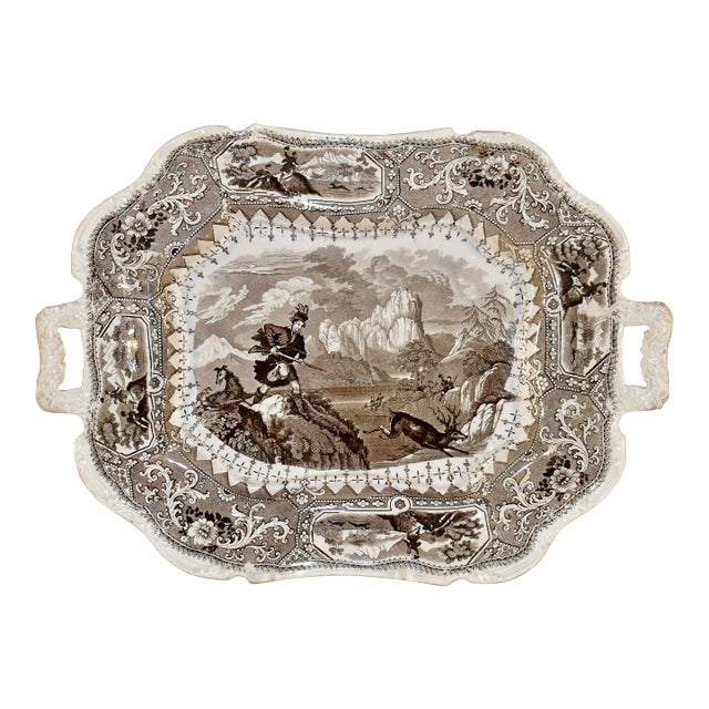 19th Century "Caledonia" Tray by Adams For Sale