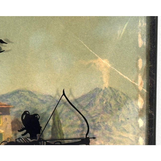 Vintage Silhouette Pictures Pairing For Sale - Image 4 of 12