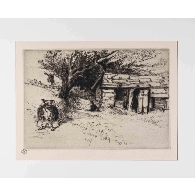 The Cabin is an original Modern artwork realized by Sir Francis Seymour-Haden (16 September 1818 – 1 June 1910) in 1877....