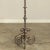 French Country 19th Century Torchere Wrought Iron Floorlamp For Sale - Image 3 of 8