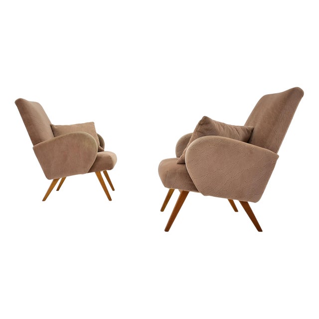 Set of Armchairs from Up Závody, 1950s For Sale