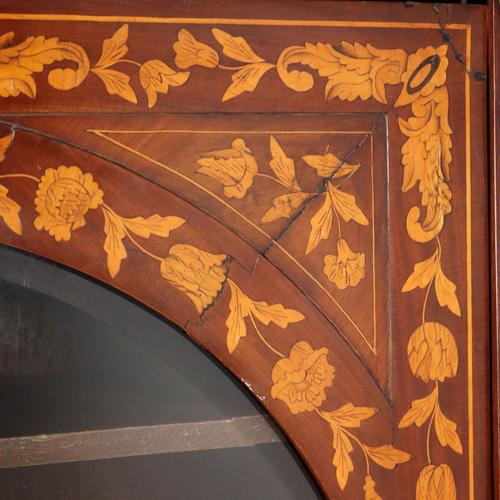 Dutch Bookcase in Mahogany For Sale - Image 5 of 13