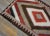 1930s Excellent and Authentic With Dimensinal Design in Gray, Red and Brown Color American Navajo Rug For Sale - Image 5 of 15