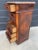 Wood 19th Century French Walnut Marquetry Nightstand With Marble Top and Original Casters For Sale - Image 7 of 11