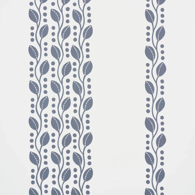 This utterly enchanting floral stripe was hand painted in our in-house design studio. It's a charming, stylized pattern...