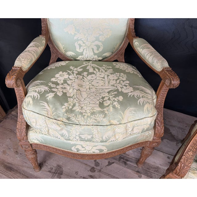 French Bergere Armchairs, 1870, Set of 2 For Sale - Image 18 of 18