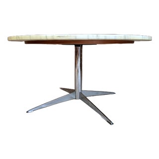 Carrara Marble Coffee Table in the style of Ray and Charles Eames, 1970s For Sale