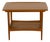Danish Modern Teak Side Table Lower Shelf Attributed to Moreddi 1960s For Sale