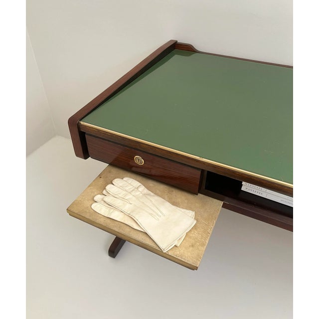 1950s Mid-Century Wood Desk, 1950s For Sale - Image 5 of 6