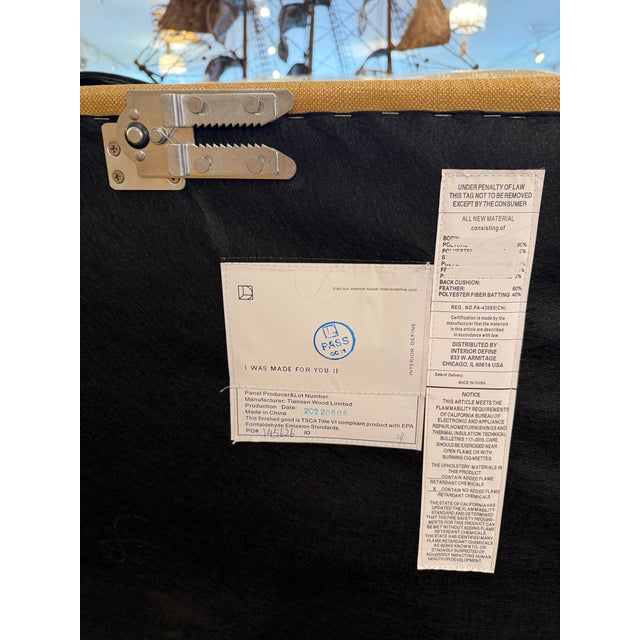 Interior Define Skylar Bumper Sectional, Right For Sale - Image 9 of 12