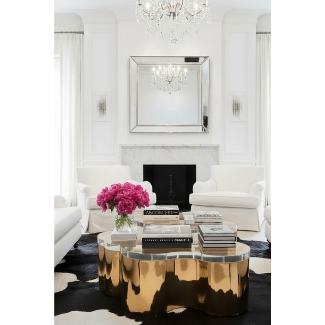The Set of 2 Luca Coffee Table was featured in prestigious publications like Architectural Digest, Elle Decor, House...