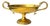 Large Vintage Solid Brass Dolphin Handle Compote Footed / Pedestal Bowl in the Style of Sherle Wagner Palm Beach Regency For Sale