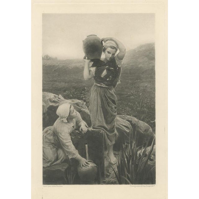 After Jules Breton, Two Women at a Spring, 1880, Photogravure For Sale - Image 9 of 9