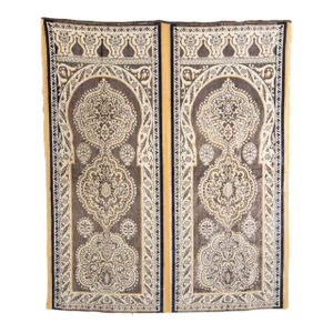 Antique Moroccan Moorish Silk Textile Tapestry Wall Hanging Hiti 19th C.