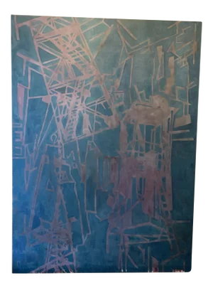 Hartmut Austen Contemporary Abstract Oil Painting