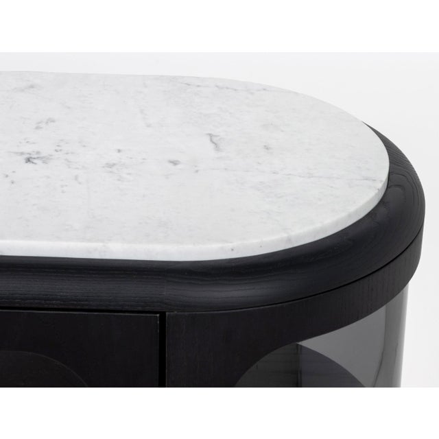 Wood Matteo Zorzenoni "Settebello" Black Sideboard For Sale - Image 7 of 10