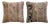 Muted Oushak Rug Pillow Cover 20'' X 20'' - Set of Two For Sale