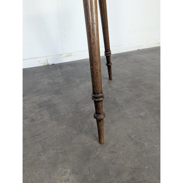 Pedestal Table with Coat of Arms For Sale - Image 5 of 6