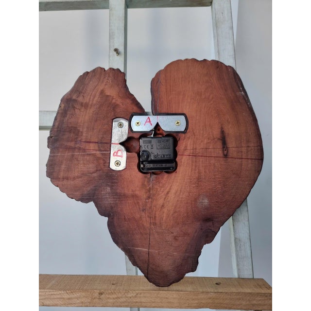 2020s Orbit & Love – One-of-a-Kind Handcrafted Driftwood Clock Duo For Sale - Image 14 of 18