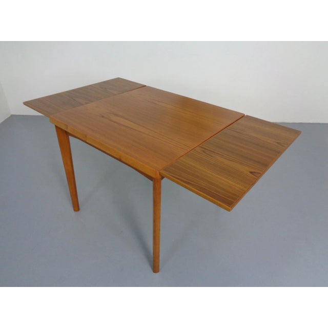 Wood Extendable Teak Dining Table, 1960s For Sale - Image 7 of 18