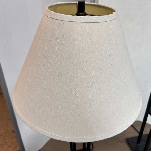 Modernist Lattice Tower Table Lamps, Pair For Sale - Image 12 of 12