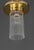 Metal Art Deco Ceiling Lamps with Glass Sticks, 1920s, Set of 2 For Sale - Image 7 of 14