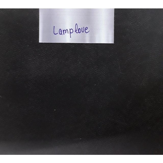 Beige Vintage Table Lamp with Veneered Oak Base from Lamplove, 1970s For Sale - Image 8 of 9