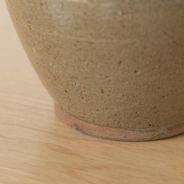 Ceramic Vintage Japanese Stoneware Tokkuri Bottle For Sale - Image 7 of 8