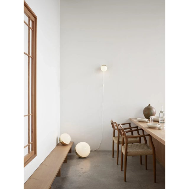 Black Vilhelm Lauritzen 'Vl Studio' Round Glass Table or Floor Lamp for Louis Poulsen in Black For Sale - Image 8 of 13