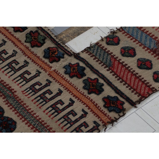 Late 18th Century Antique Persian Horse Cover With Colorful Geometric Patterns, From Rug & Kilim For Sale In New York - Image 6 of 8