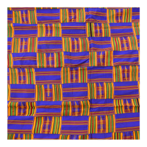 Early 20th Century Kente Cloth Women's Ghana 76x35 Inch
