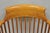 Vintage Postmodern Maple Wood Spindle Barrel Back Tapered Leg Lounge Arm Chair For Sale - Image 4 of 12